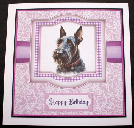 Lilac Scottie card front 2 by Marion Kimberley-Scott
