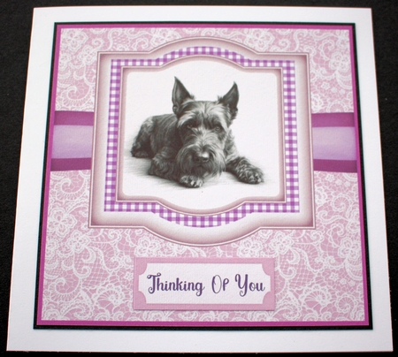 Lilac Scottie card front 6 by Marion Kimberley-Scott