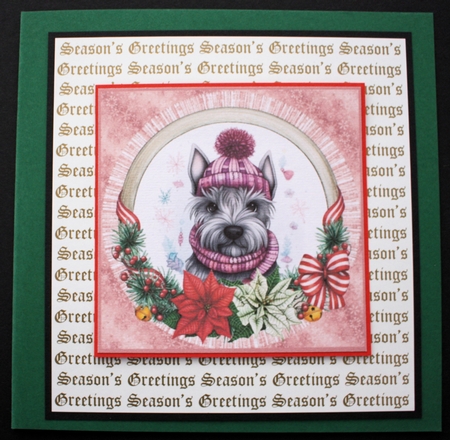 6 Christmas Scottish Terrier toppers 1 by Marion Kimberley-Scott