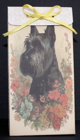 Floral Scottie pinch bag 5 by Marion Kimberley-Scott