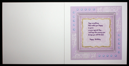 8x8 Mini Kit, Beautiful Tangerine and Lilac Roses by Marion Kimberley-Scott