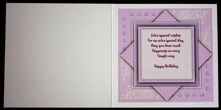 8x8 Mini Kit ,Beautiful Violet Pansys by Marion Kimberley-Scott