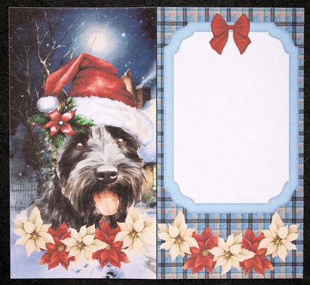 Scottish terrier Christmas money wallet(no verse) 2 by Marion Kimberley-Scott