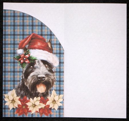 Scottish terrier Christmas money wallet(no verse) 2 by Marion Kimberley-Scott