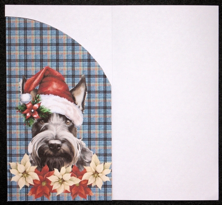 Scottish terrier Christmas money wallet(no verse) 3 by Marion Kimberley-Scott