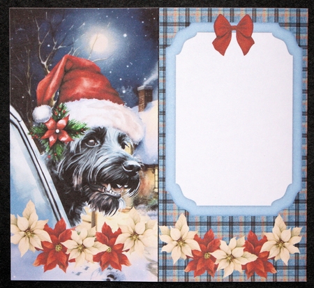 Scottish terrier Christmas money wallet(no verse) 5 by Marion Kimberley-Scott