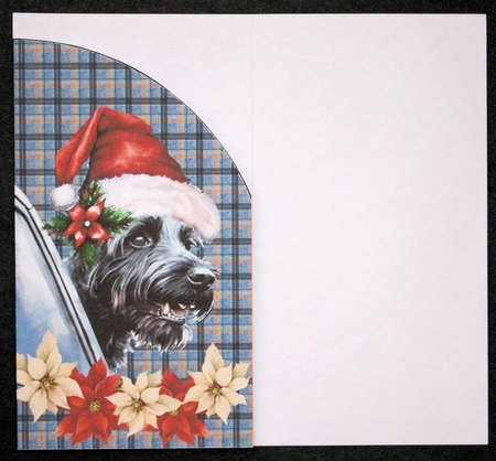 Scottish terrier Christmas money wallet(no verse) 5 by Marion Kimberley-Scott