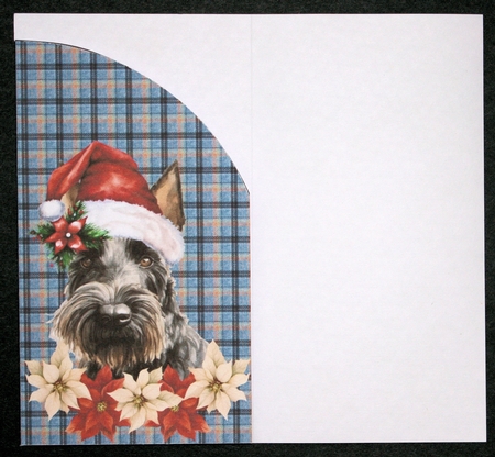 Christmas Scottish terrier money/voucher wallet(with verse) 1 by Marion Kimberley-Scott