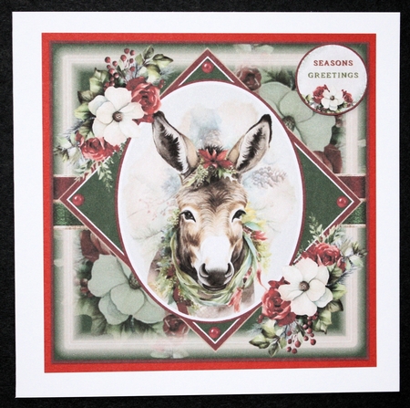 Festive Donkey Mini Page Kit by Marion Kimberley-Scott