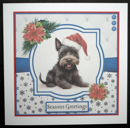 Christmas Scottie by Marion Kimberley-Scott