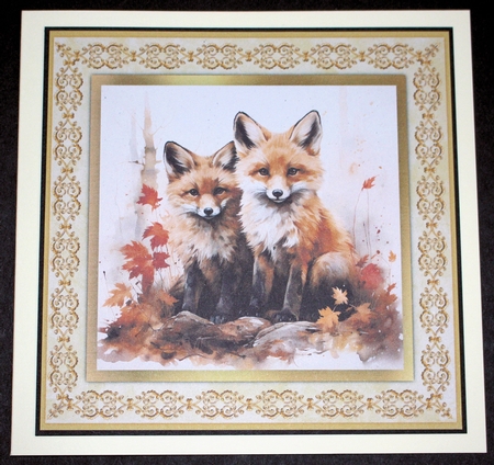 8x8 Mini Kit, Gorgeous Foxes In The Wild by Marion Kimberley-Scott