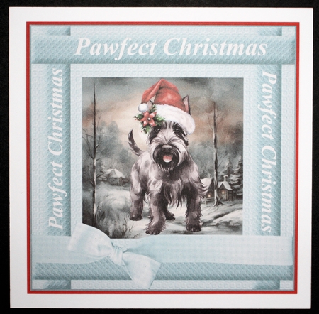 3 Scottish terrier Pawfect Christmas card fronts/toppers 4 by Marion Kimberley-Scott