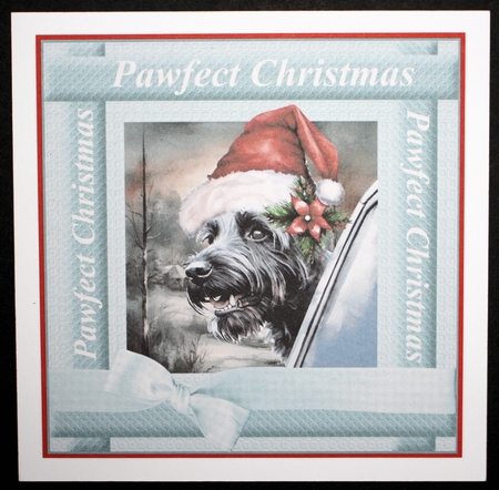 3 Scottish terrier Pawfect Christmas card fronts/toppers 5 by Marion Kimberley-Scott