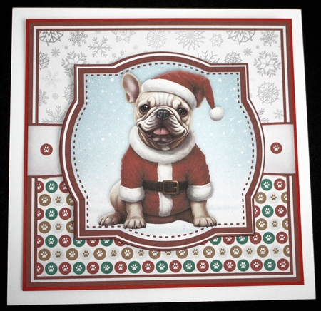 CHRISTMAS FRENCH BULLDOGS by Marion Kimberley-Scott