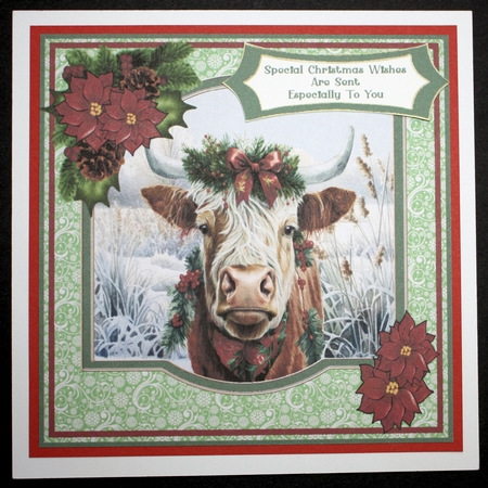 A Christmas Highland Cow - Mini Kit by Marion Kimberley-Scott