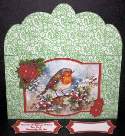 Christmas Robin On Holly - Money Wallet by Marion Kimberley-Scott