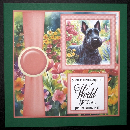 Summer garden pup card front 6 by Marion Kimberley-Scott