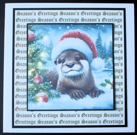 Christmas Otter by Marion Kimberley-Scott