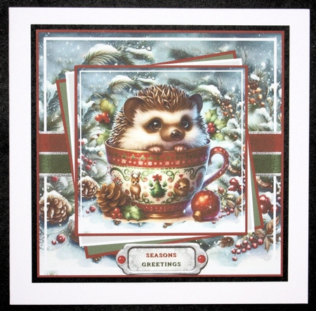 Cup Of Christmas Cuties Mini Page Kit by Marion Kimberley-Scott