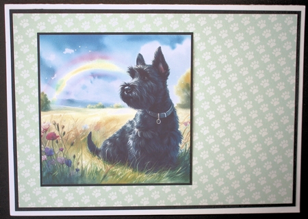 Summer Meadow Scottie by Marion Kimberley-Scott