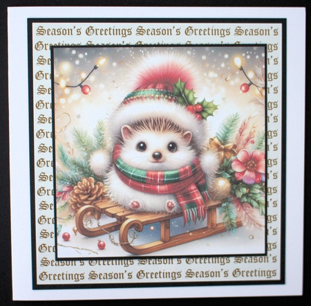 Christmas Headgie Sledge by Marion Kimberley-Scott