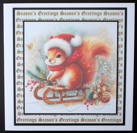 Squirrel Sledge Ride by Marion Kimberley-Scott