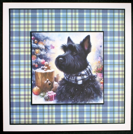 Snow Time Scottie by Marion Kimberley-Scott