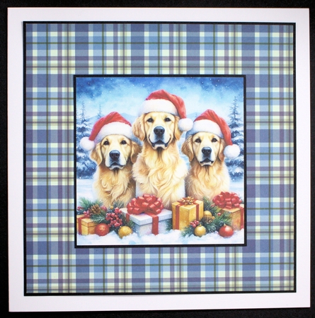 Golden Retriver  Christmas Wishes by Marion Kimberley-Scott