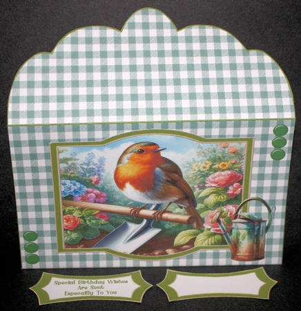 Robin In the Garden - Money Wallet by Marion Kimberley-Scott