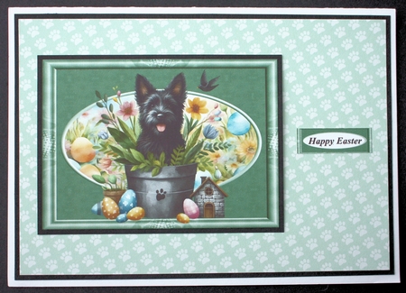 2 Black Easter pup card fronts 6 by Marion Kimberley-Scott