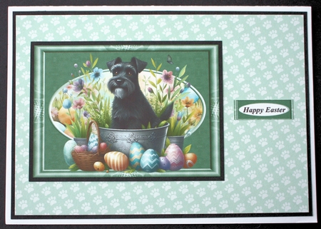 2 Black Easter pup card fronts 7 by Marion Kimberley-Scott