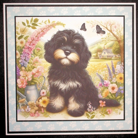 Charming Spring Garden Dogs 10 by Marion Kimberley-Scott