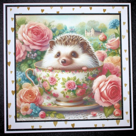 Headgie Rose Teacup by Marion Kimberley-Scott