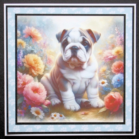 Pastel Garden Dogs 9 by Marion Kimberley-Scott