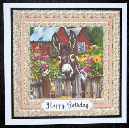 By the fence card front 4 by Marion Kimberley-Scott