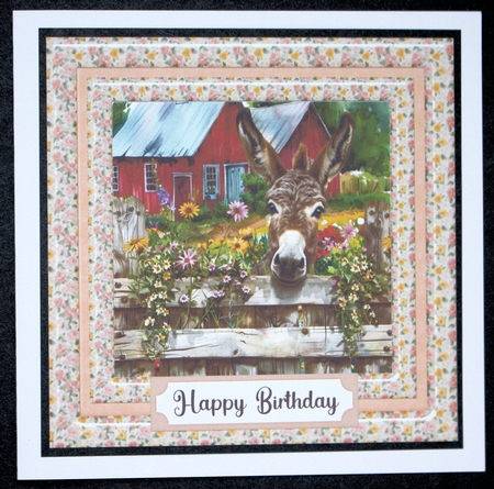 By the fence card front 5 by Marion Kimberley-Scott