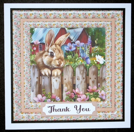 By the fence card front 6 by Marion Kimberley-Scott