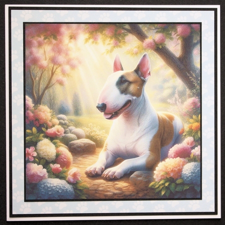 Serene Garden Dogs 5 by Marion Kimberley-Scott