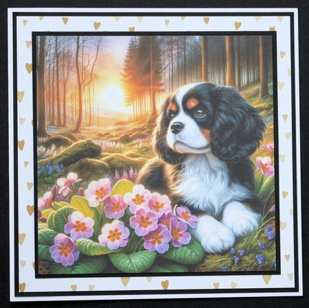 Primrose Forest Pups 1 by Marion Kimberley-Scott