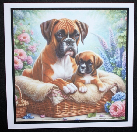 Charming Dog And Pups 7 by Marion Kimberley-Scott