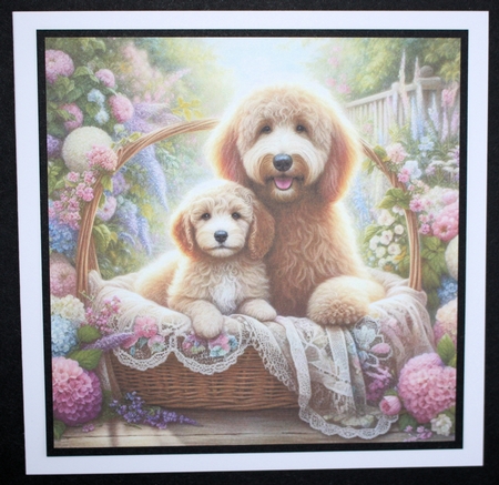 Charming Dog And Pups 11 by Marion Kimberley-Scott