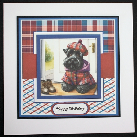 Walkies - Scottie Dog by Marion Kimberley-Scott
