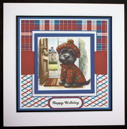 Walkies - Scottie Dog by Marion Kimberley-Scott