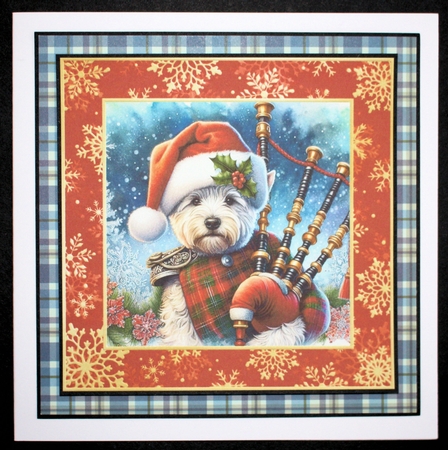 3 The Christmas piper card front/toppers 4 by Marion Kimberley-Scott
