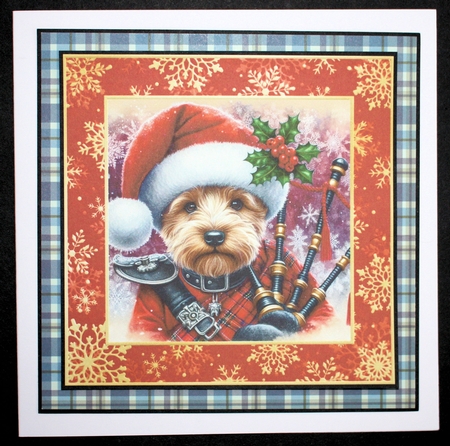 3 The Christmas piper card front/toppers 5 by Marion Kimberley-Scott