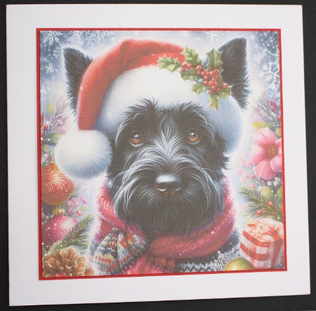 Christmas Decoration Dogs 7 by Marion Kimberley-Scott