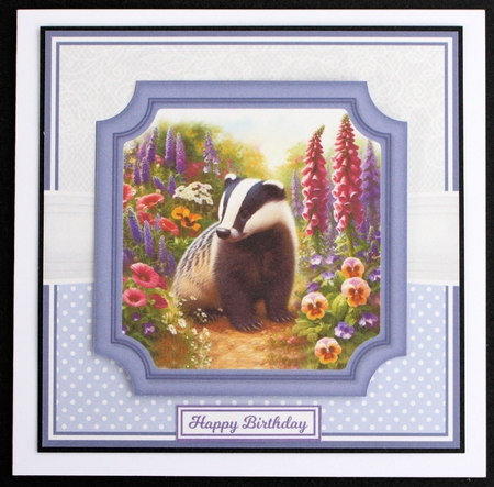 COTTAGE GARDEN BADGERS by Marion Kimberley-Scott