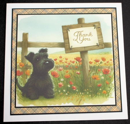 Wildflowers dog and sign post backgrounds kit by Marion Kimberley-Scott