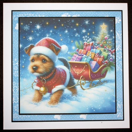 Jingle Bell Sleigh Dogs 3 by Marion Kimberley-Scott