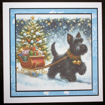 Jingle Bell Sleigh Dogs 6 by Marion Kimberley-Scott